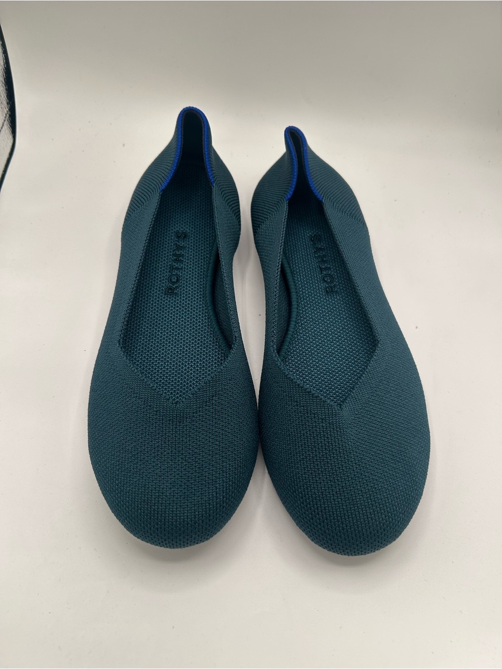 Rothy's Teal Ballet Flats